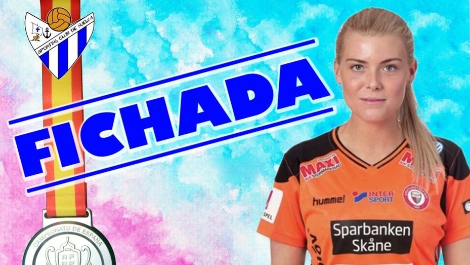La centrocampista sueca Sofia Hagman, nuevo fichaje del Sporting Huelva