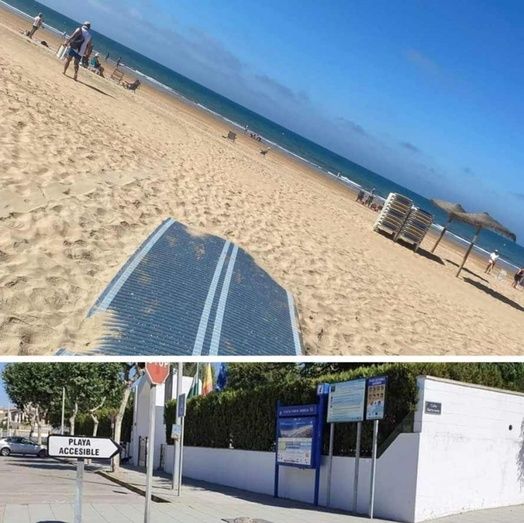 El runrún: Punta Umbría ¿playa accesible?