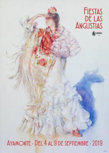 Homenaje a Sorolla en el Cartel de las Fiestas de las Angustias de Ayamonte