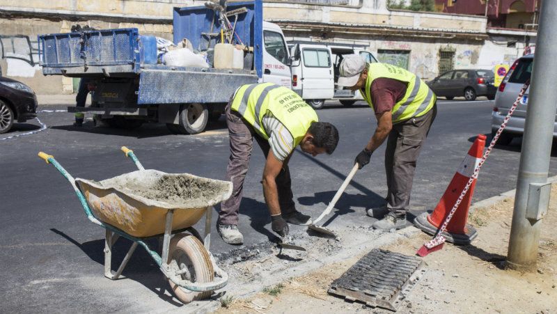 El Cuarto Plan de Asfaltado aborda el recrecido de pozos y la pintura de la señalización horizontal