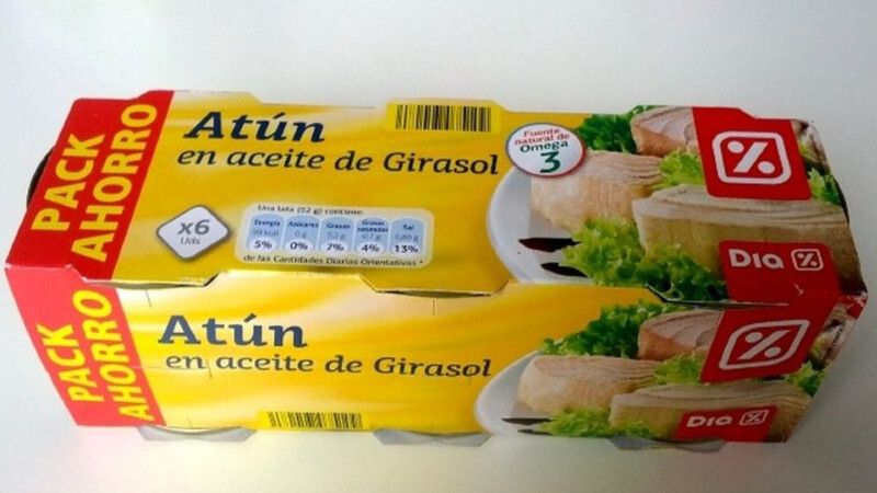 Activan la alerta sanitaria al detectar toxina botulínica en latas de atún de Dia