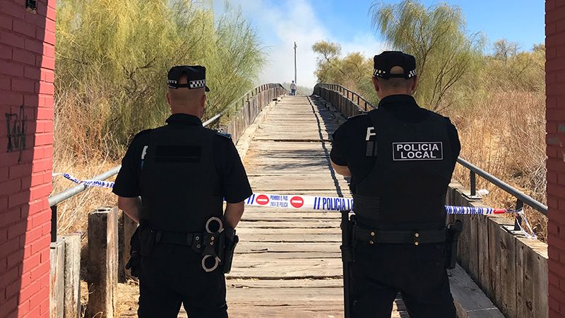 Nuevo incendio provocado en el Paseo Litoral de Isla Cristina