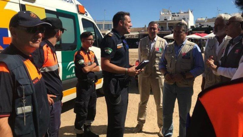 El Plan Venida de la Virgen del Rocío contabiliza cuatro traslados a hospitales de Huelva y un detenido por saltarse un control