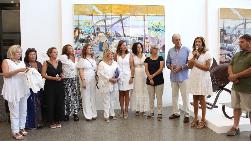 Las pintoras de Ayamonte llevan 'Luz de mujer, Sorolla cien años después' a Portimao