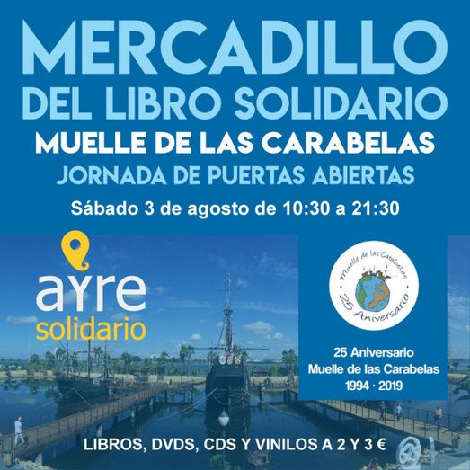 'Ayre Solidario' lleva su mercadillo al Muelle de las Carabelas