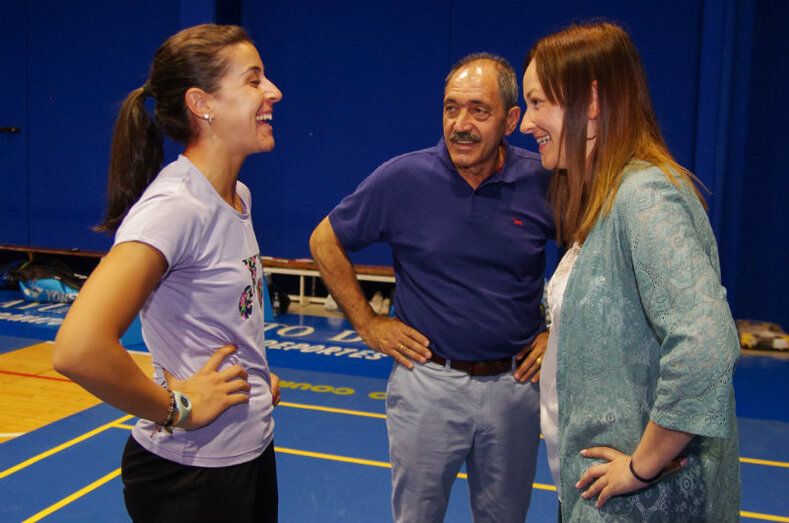 Carolina Marín: 'Me llena de energía y de fuerza poder estar al lado de mi familia y amigos”