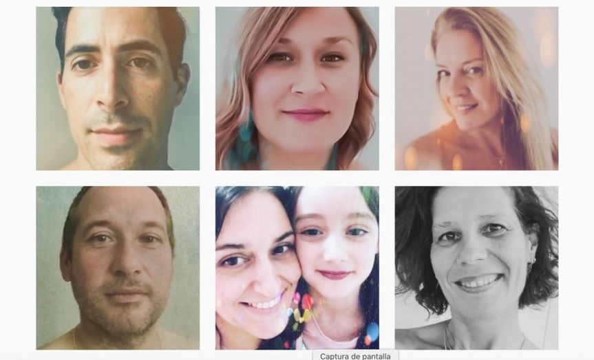 Los retratos de la jardinera de lo instantáneo: Sonrisas de amistad en confinamiento