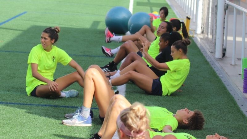 El Sporting Huelva culmina su primera semana de entrenamientos