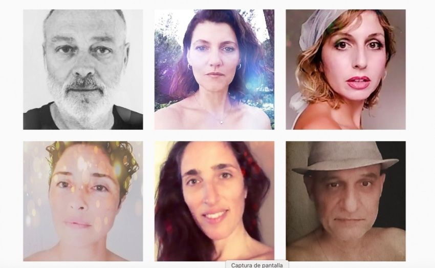 Los retratos de la jardinera de lo instantáneo: Sonrisas de amistad en confinamiento