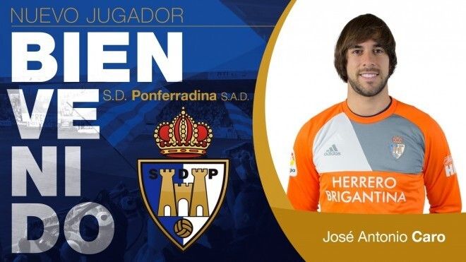 El meta palmerino José Antonio Caro regresa a la Ponferradina