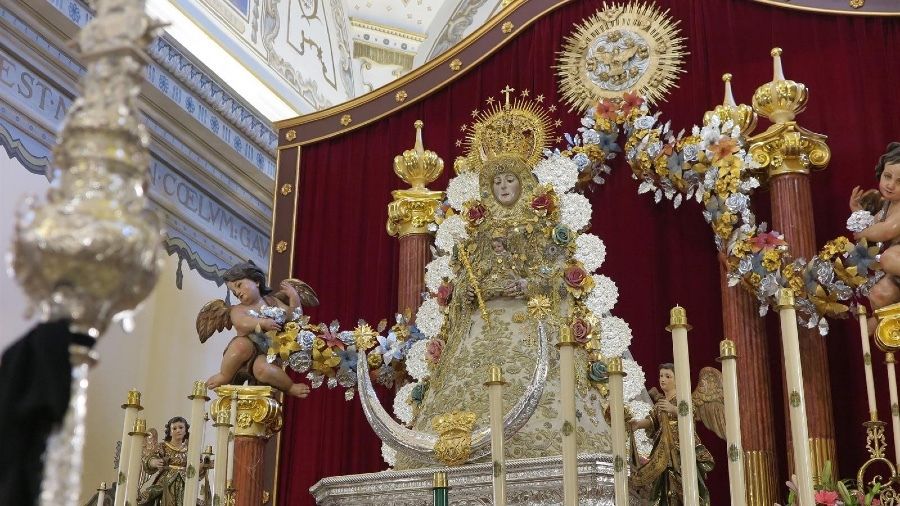 Almonte acoge un 'Rocío Chico' con cultos con aforo limitado, pantallas y megafonía por el Covid 