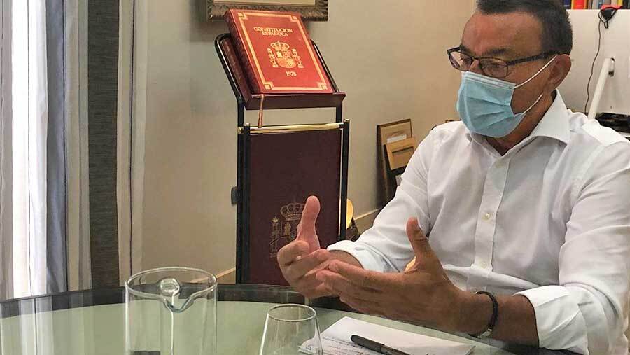 Caraballo critica 'las prisas de algunos' con las infraestructuras cuando 'con el PP no nos recibía nadie'