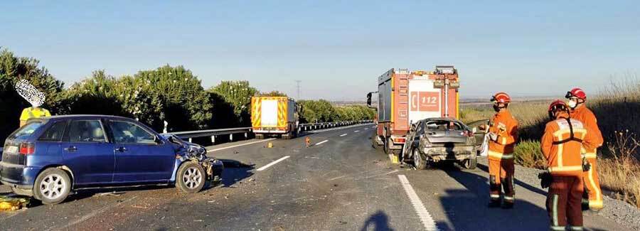 Mueren dos jóvenes en un accidente en la A-49 a la altura de Niebla
