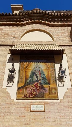 Finaliza el conjunto del retablo cerámico en la Iglesia del Sagrado Corazón de Jesús