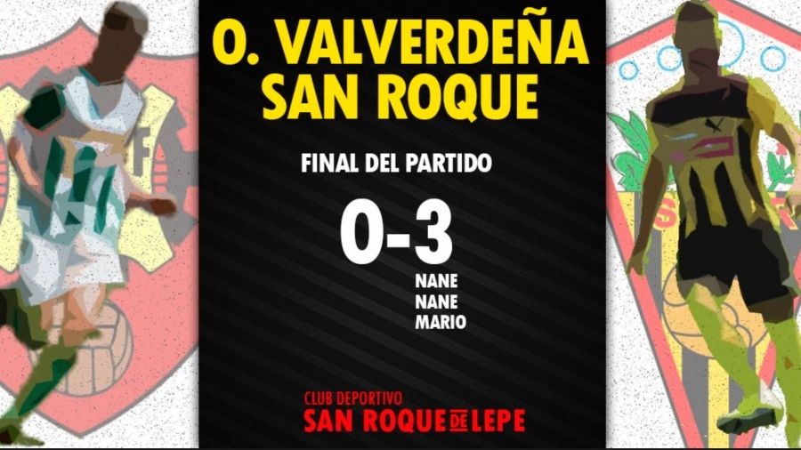 Victoria clara del San Roque en Valverde (0-4)