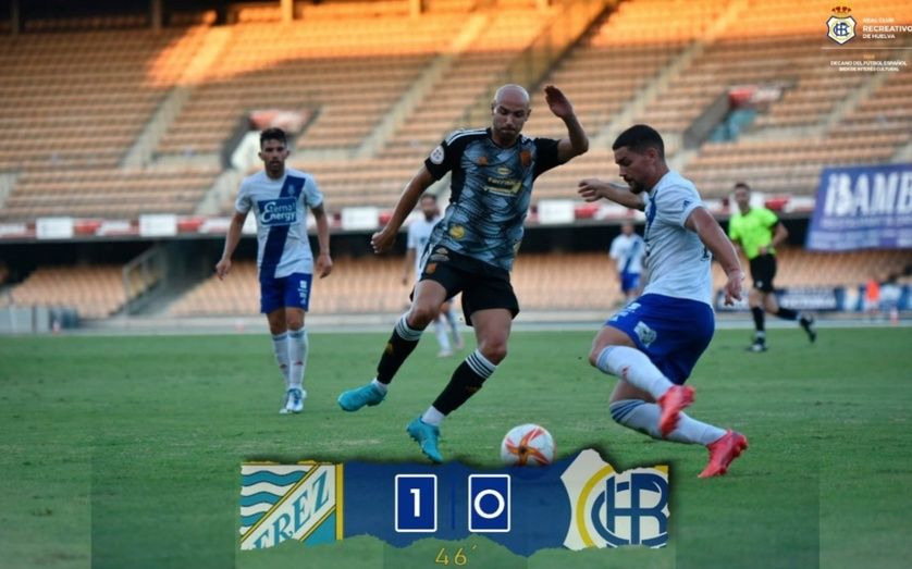 Derrota con dos expulsados del Recre en Xerez (1-0)