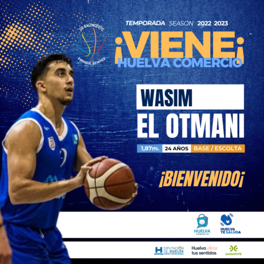 El Huelva Comercio ficha al base Wasim El Otmani, uno de los más destacados de la Liga EBA