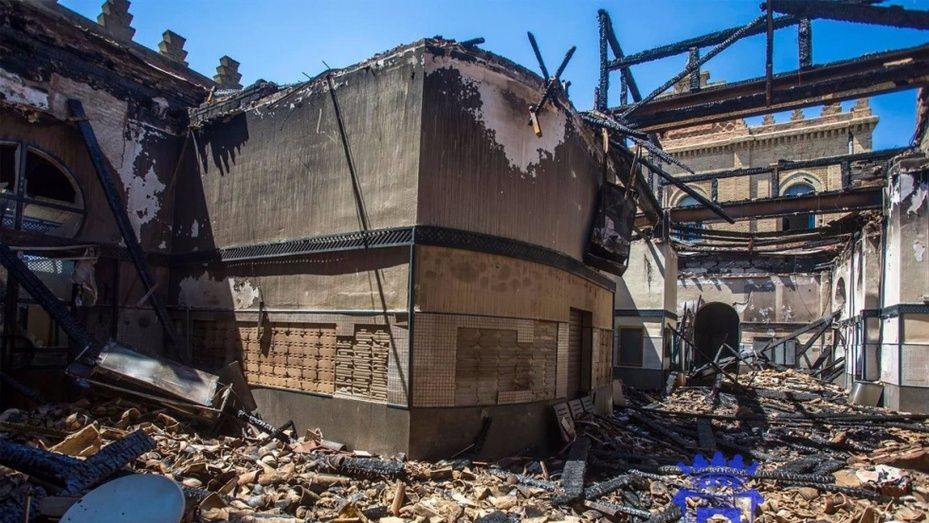 La policía apunta a los okupas como la causa más probable del incendio en la vieja estación