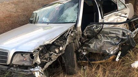 Cuatro heridos tras un choque entre dos vehículos en Lepe