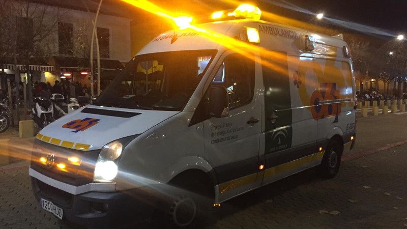 Herido un joven tras una salida de vía en la A-49 a su paso por Trigueros
