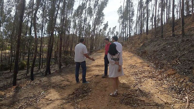 Más de 60 efectivos para una segunda noche de lucha contra el incendio de Paterna