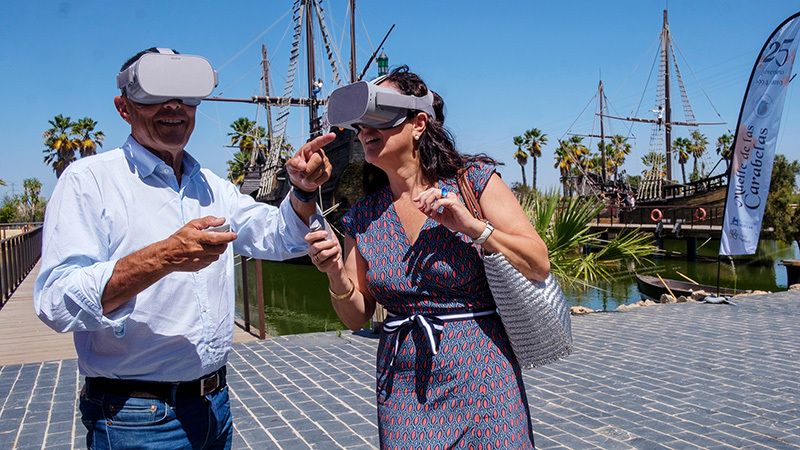 Las personas con movilidad reducida podrán visitar el interior de la Santa María de manera virtual
