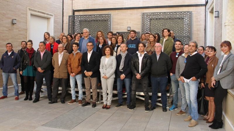 Caraballo asegura que la Diputación seguirá potenciando la oficina 'Huelva Empresa', que ya es 'una referencia'