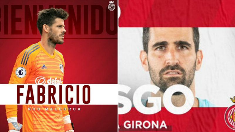 Los porteros exalbiazules Fabricio y Riesgo encuentran equipo en el cierre de mercado