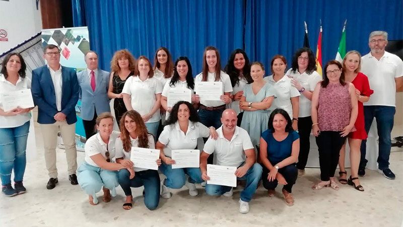 La Junta clausura el taller de atención sociosanitaria promovido por Beturia
