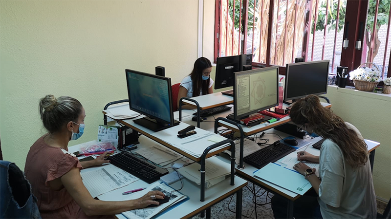 Dos nuevos centros telefónicos con diez profesionales se unen a las labores de rastreo de los casos de Covid en Huelva