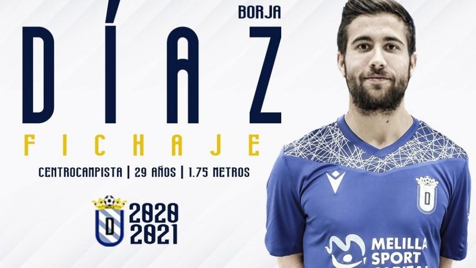 Borja Díaz cambia el Rayo Majadahonda por el Melilla