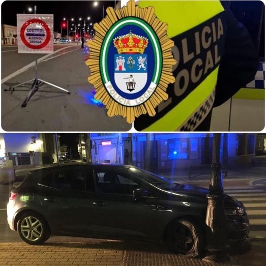 Denuncian a tres conductores en Lepe por dar positivo en el control de drogas