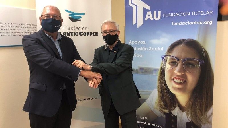 Atlantic Copper y la Fundación Tutelar TAU suscriben un convenio de colaboración