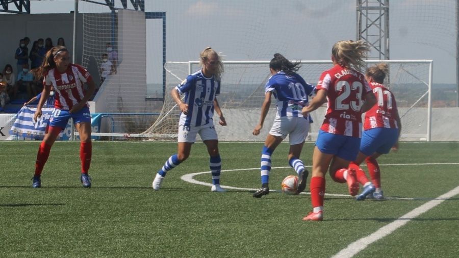 El Atlético liquida al Sporting en media hora (0-3)