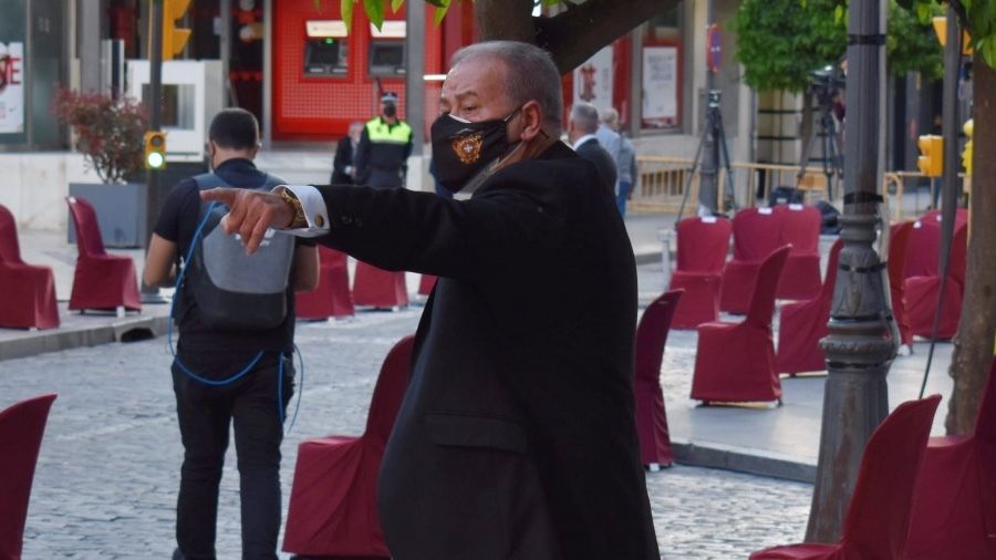 Antonio González ve “aliviado” la Semana Santa de 2022 y dice que el día 25 saldrá la Virgen de la Merced 'con costaleros”