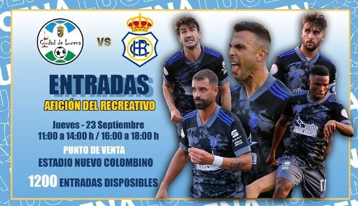 Ya se conoce el horario y el precio de las entradas para el Ciudad de Lucena-Recre