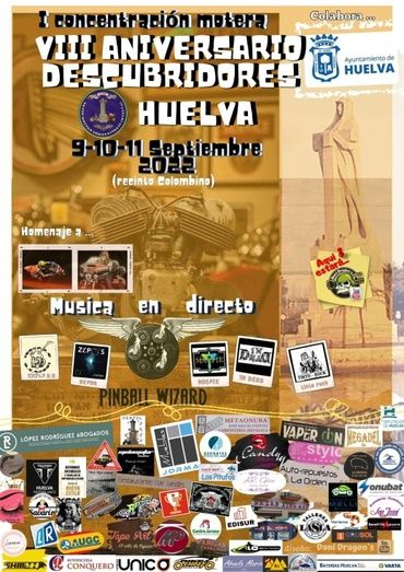 Más de 2.000 aficionados se darán cita en la primera gran concentración motera en Huelva capital