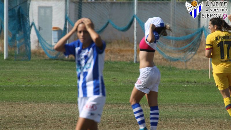 El Sporting Huelva, entre la alarmante falta de gol y las quejas del Barcelona
