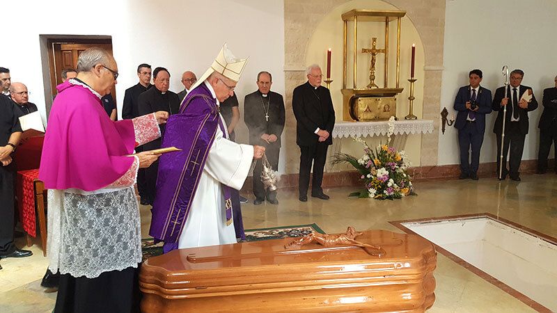 Ignacio Noguer ya reposa en el Seminario Diocesano