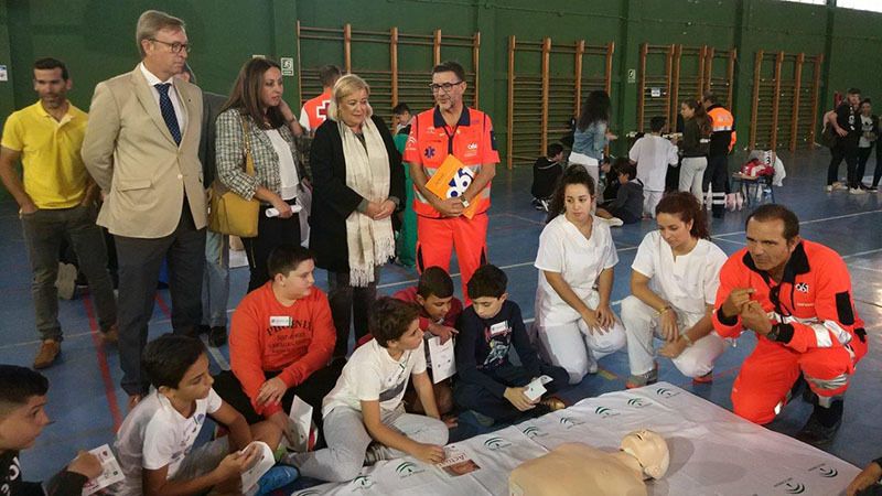 1.200 jóvenes se forman en técnicas de reanimación ante una parada cardiaca