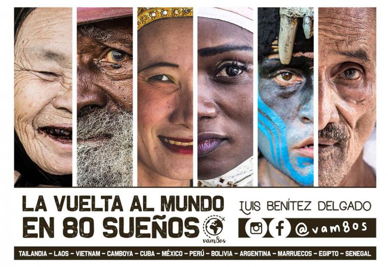 La oficina principal de Correos acoge la exposición de fotografía 'La vuelta al mundo en 80 sueños'