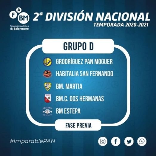 El PAN Moguer ya conoce el nuevo sistema de competición y sus cuatro rivales para la primera fase