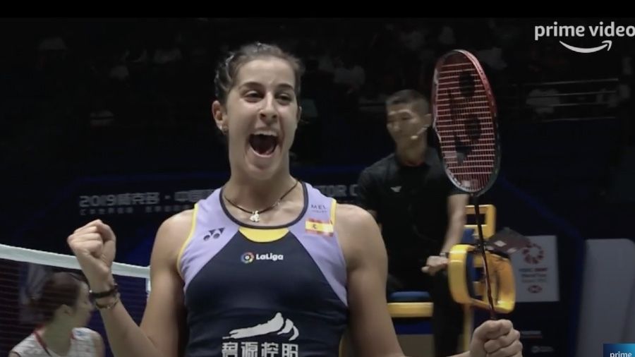 Carolina Marín bate en un intenso duelo a Zhang para plantarse en las semis de Dinamarca