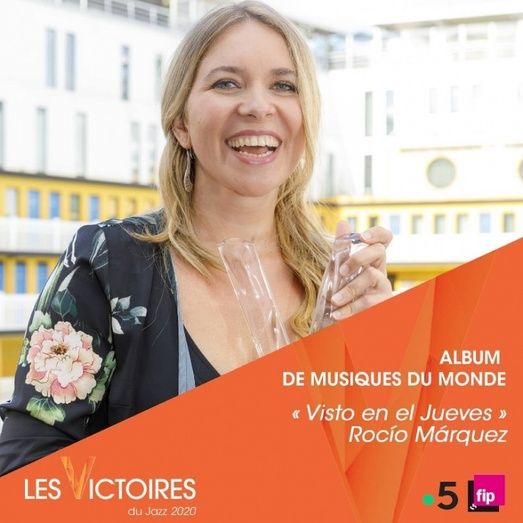 Rocío Márquez, repleta de felicidad al ser la primera española en ganar el prestigioso premio francés 'Les Victoires du Jazz'
