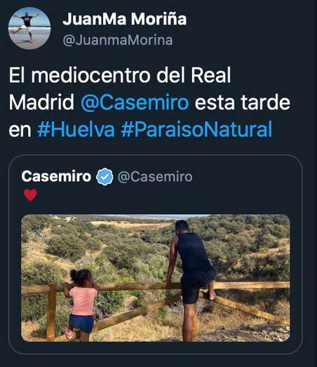 El runrún: ¿Casemiro en Huelva?