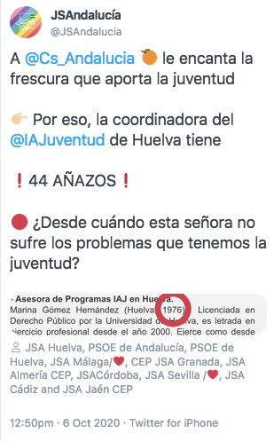El runrún: A las juventudes socialistas no les gustan ‘maduritas’