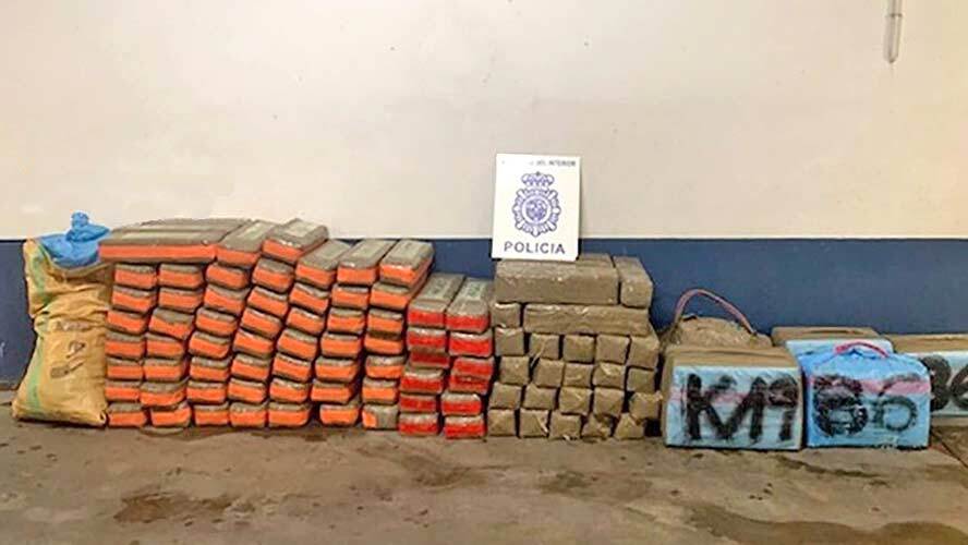 Una operación antidroga se salda con 20 detenidos y más de dos toneladas de hachís intervenidas