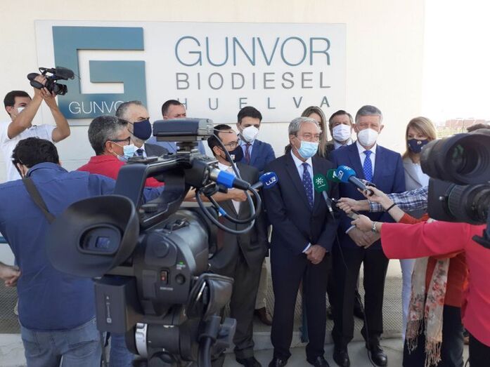 Palos presume de economía circular con la planta de biodiésel de Gunvor
