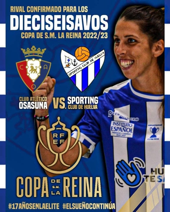 El Sporting Huelva se reencuentra con la Copa de la Reina ante Osasuna