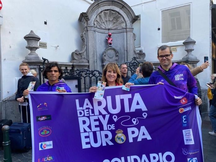 Bendala y Galván ponen en Bruselas el broche al proyecto solidario de la Ruta del Rey de Europa